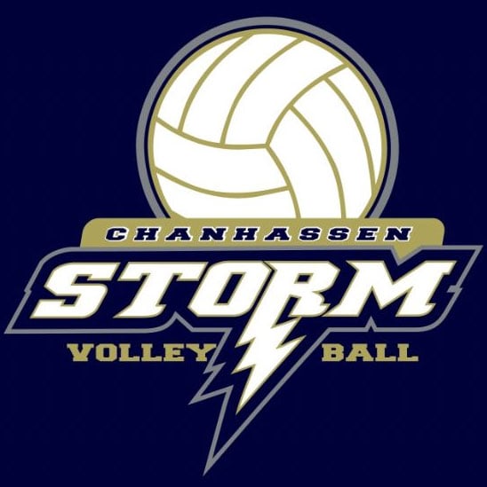 chanhassen storm volleyball logo